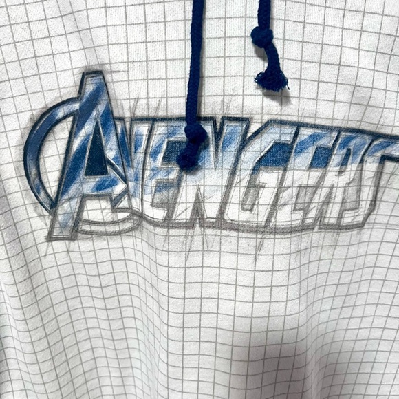 Marvel AVENGERS Hoodie in Blue and White XXL - Picture 9 of 10